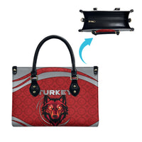 Turkey Football Leather Bag Asena Wolf Crest Unique Style