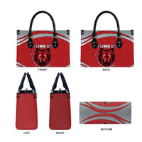 Turkey Football Leather Bag Asena Wolf Crest Unique Style