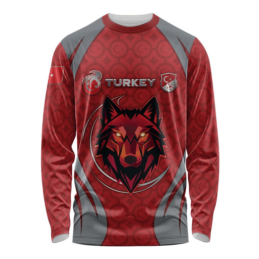 Custom Switzerland Football Long Sleeve Shirt Asena Wolf Crest Unique Style