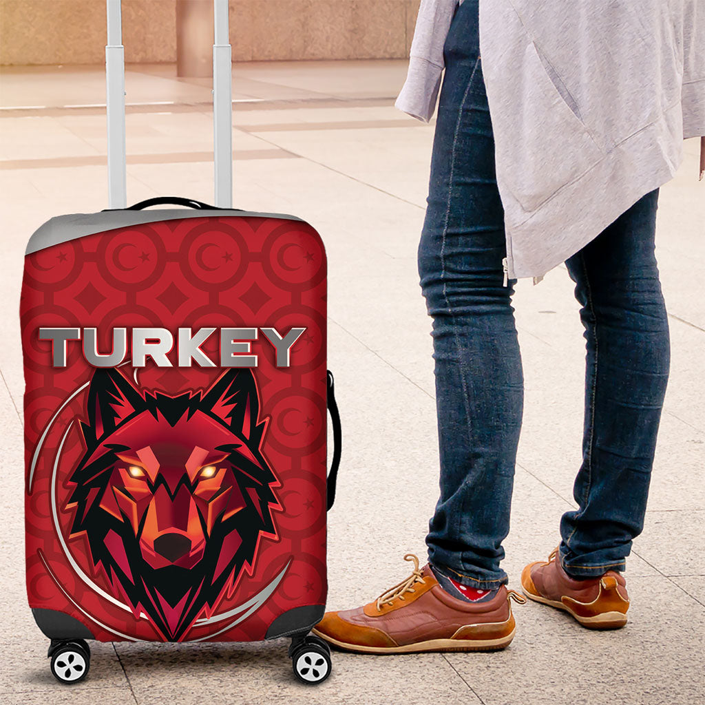 Turkey Football Luggage Cover Asena Wolf Crest Unique Style