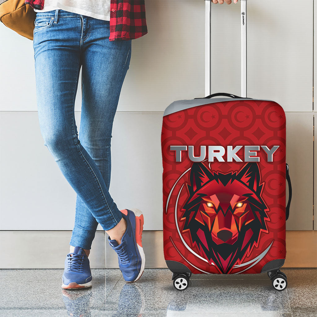 Turkey Football Luggage Cover Asena Wolf Crest Unique Style