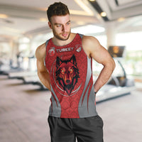 Custom Turkey Football Men Tank Top Asena Wolf Crest Unique Style