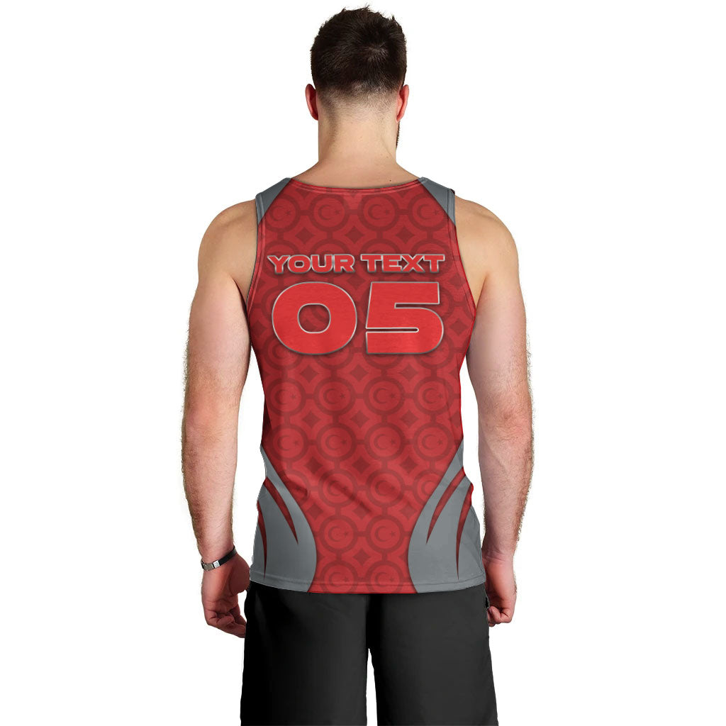 Custom Turkey Football Men Tank Top Asena Wolf Crest Unique Style