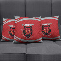Turkey Football Pillow Cover Asena Wolf Crest Unique Style