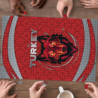 Turkey Football Puzzle Asena Wolf Crest Unique Style