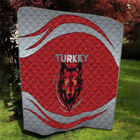 Turkey Football Quilt Asena Wolf Crest Unique Style