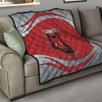 Turkey Football Quilt Asena Wolf Crest Unique Style