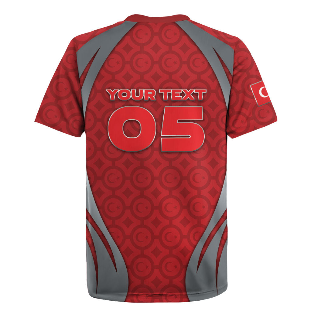 Custom Turkey Football Rugby Jersey Asena Wolf Crest Unique Style