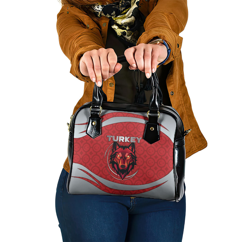 Switzerland Football Shoulder Handbag Asena Wolf Crest Unique Style
