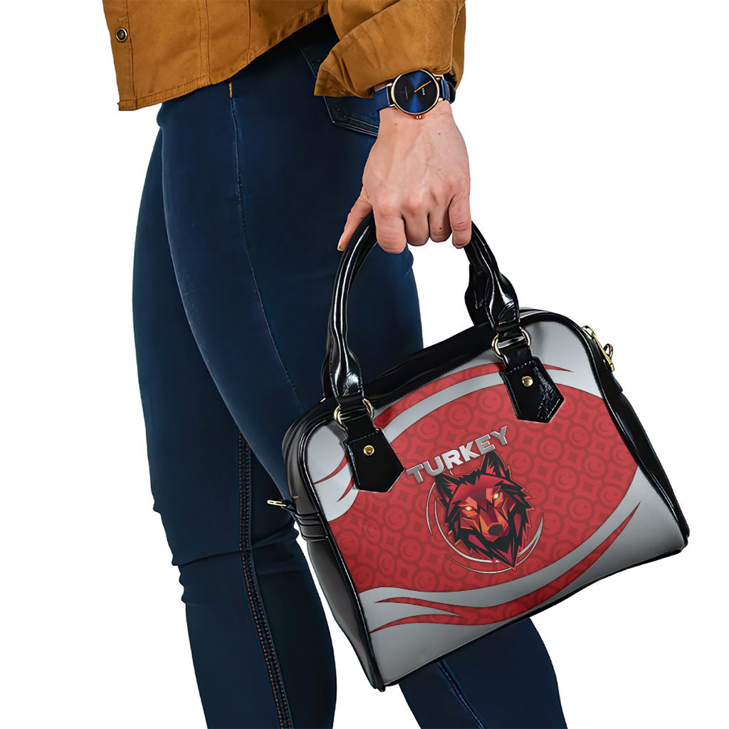 Switzerland Football Shoulder Handbag Asena Wolf Crest Unique Style