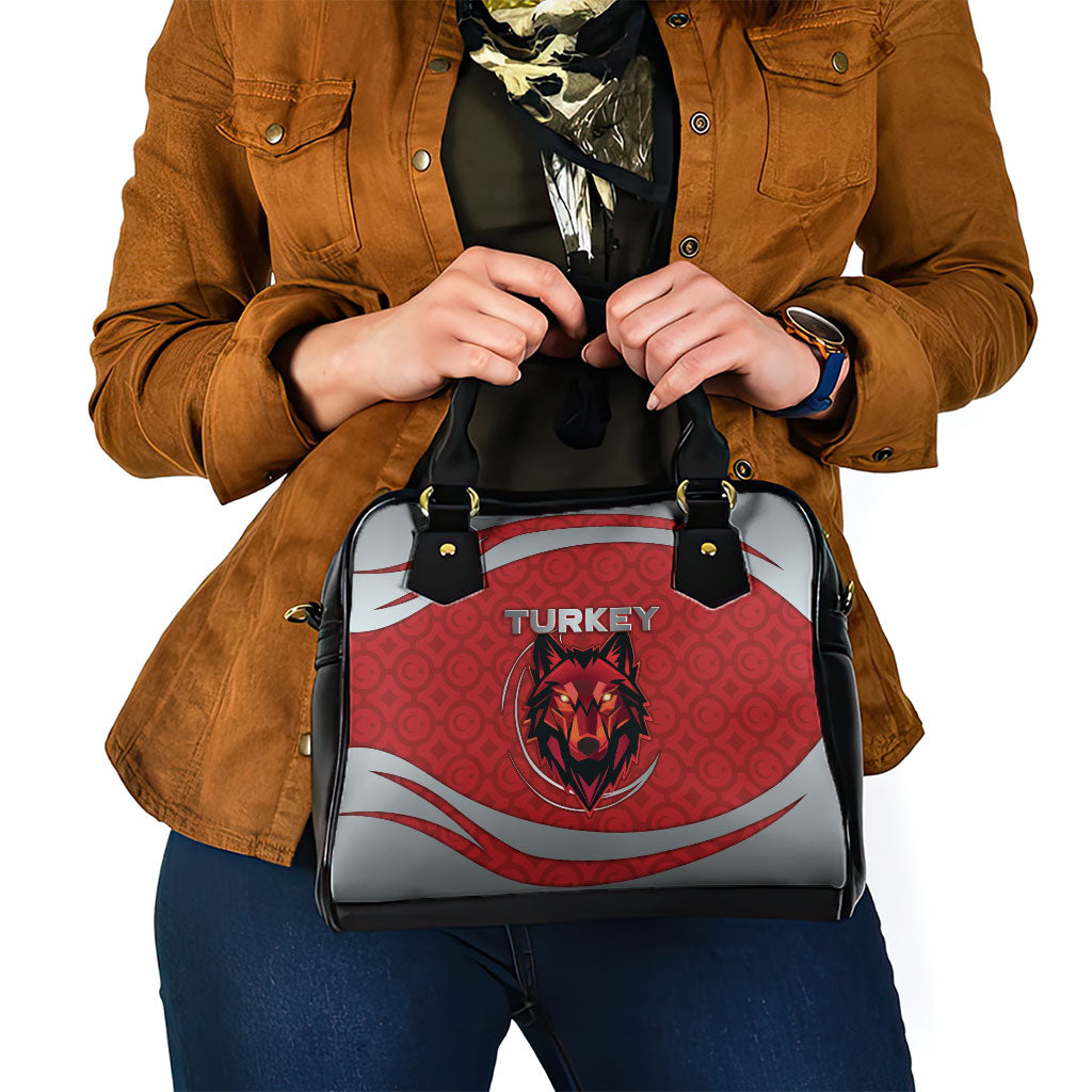 Switzerland Football Shoulder Handbag Asena Wolf Crest Unique Style