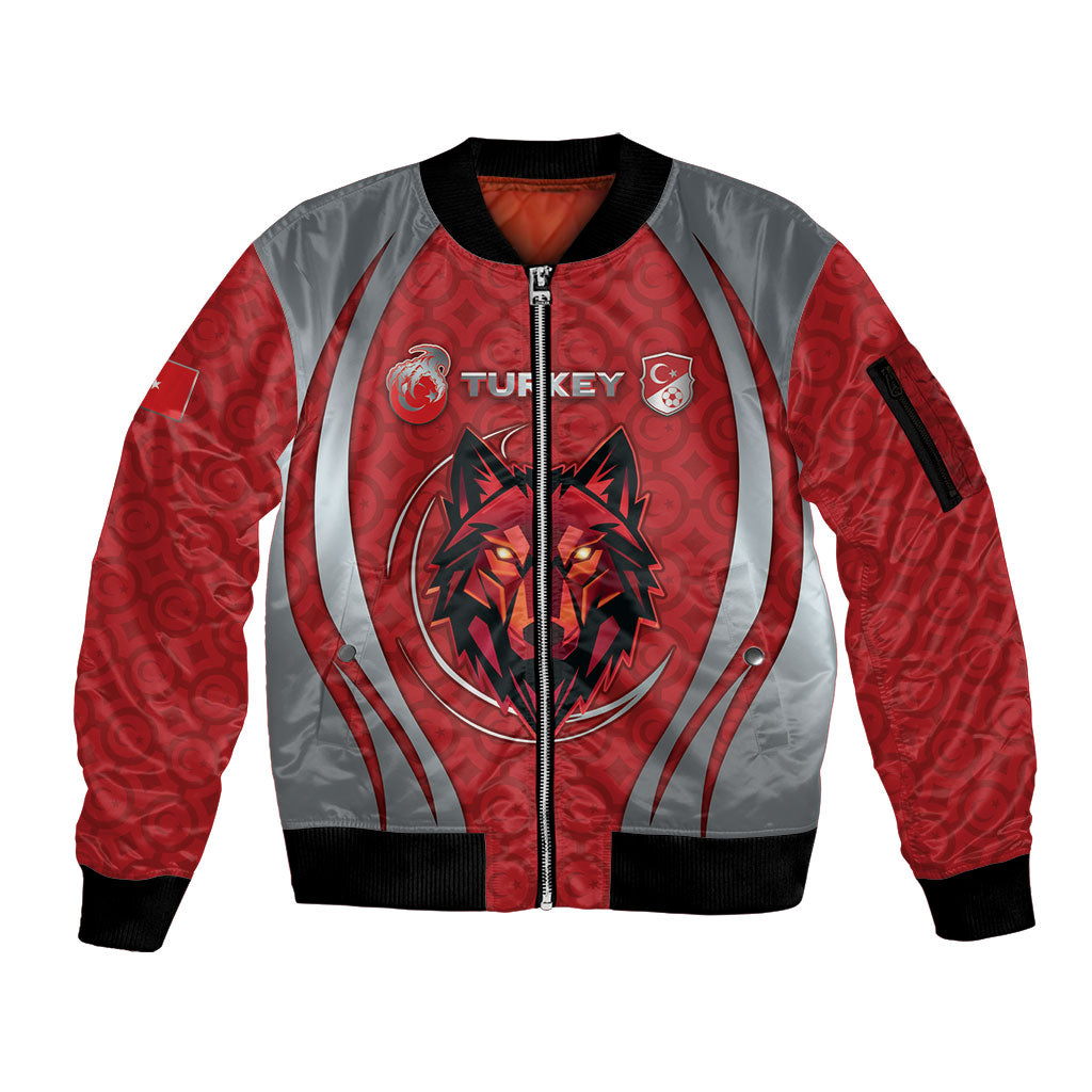 Custom Switzerland Football Sleeve Zip Bomber Jacket Asena Wolf Crest Unique Style