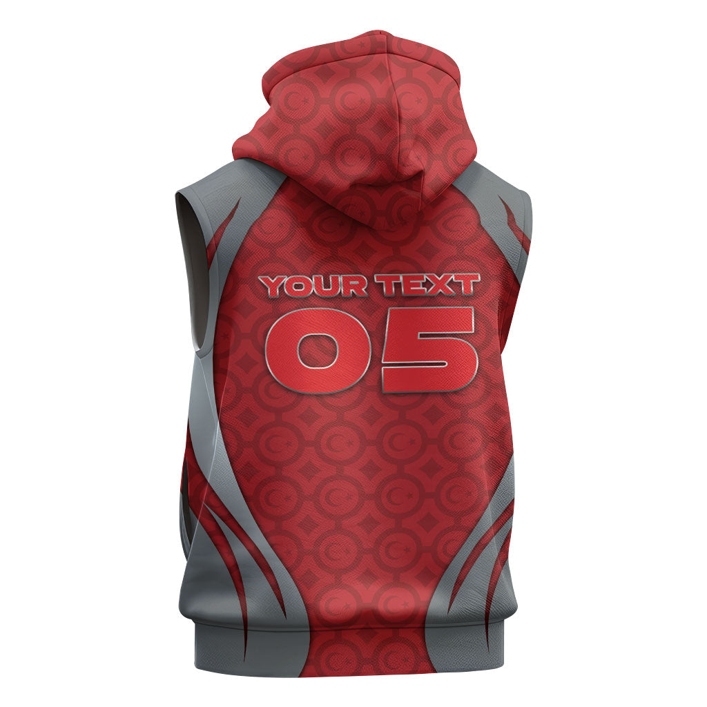 Custom Turkey Football Sleeveless Hoodie Asena Wolf Crest Unique Style