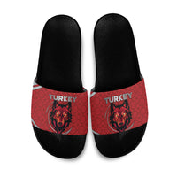 Turkey Football Slide Sandals Asena Wolf Crest Unique Style