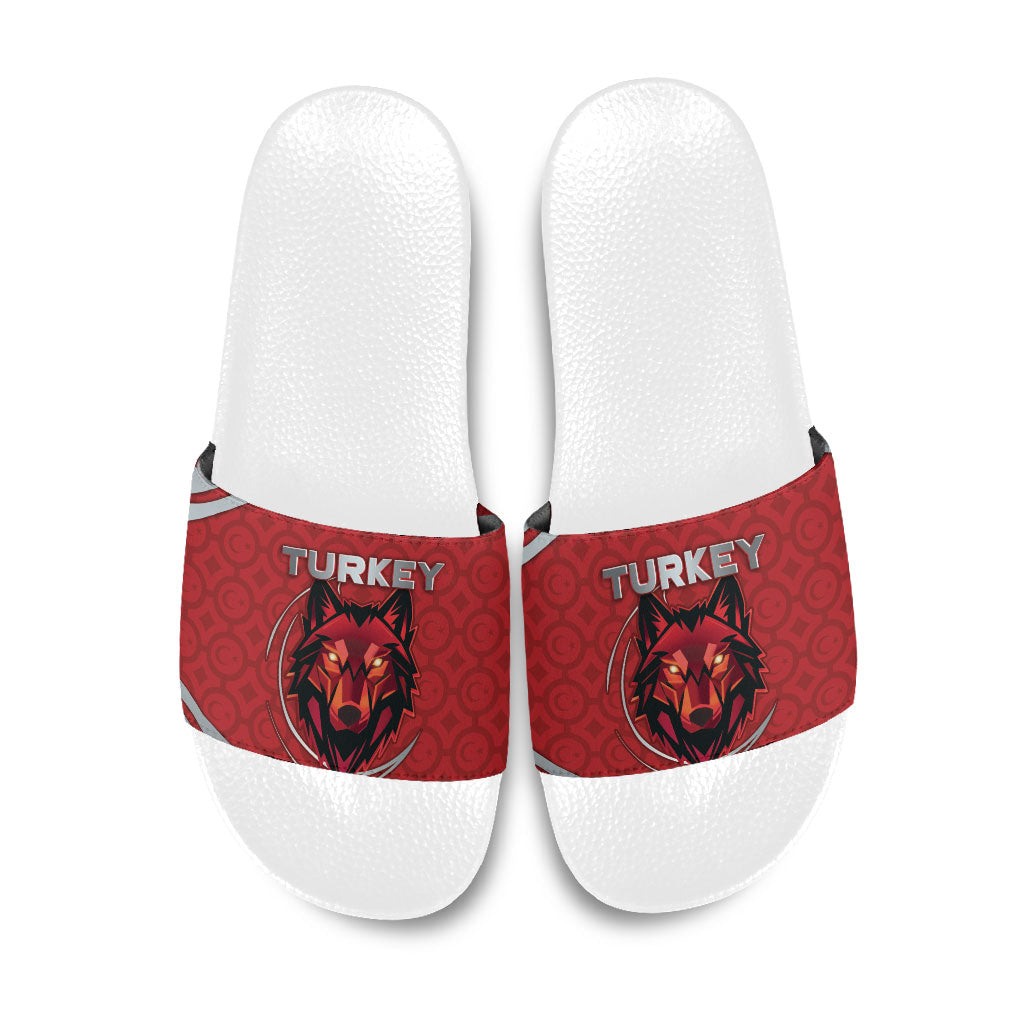 Turkey Football Slide Sandals Asena Wolf Crest Unique Style