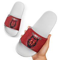 Turkey Football Slide Sandals Asena Wolf Crest Unique Style