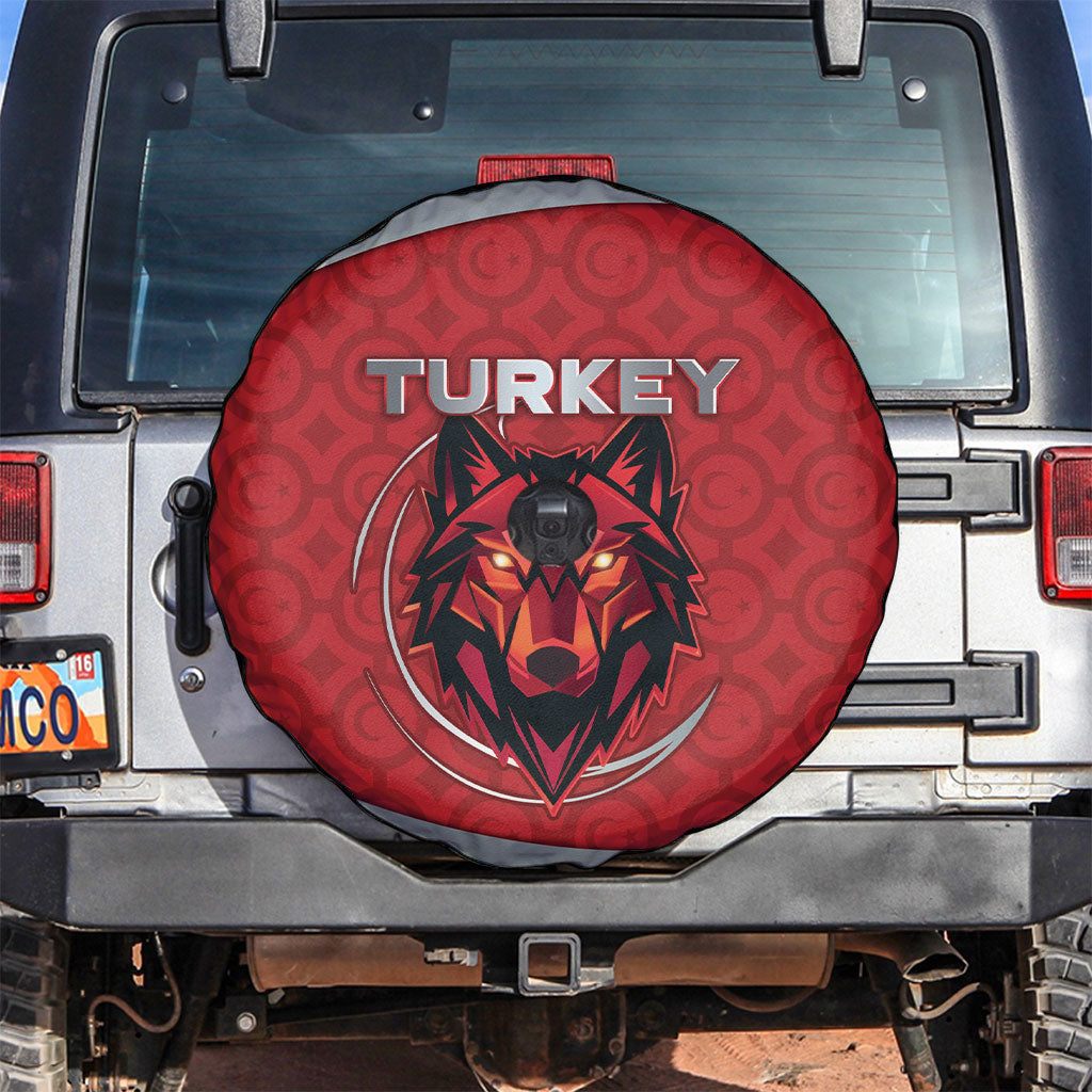 Turkey Football Spare Tire Cover Asena Wolf Crest Unique Style