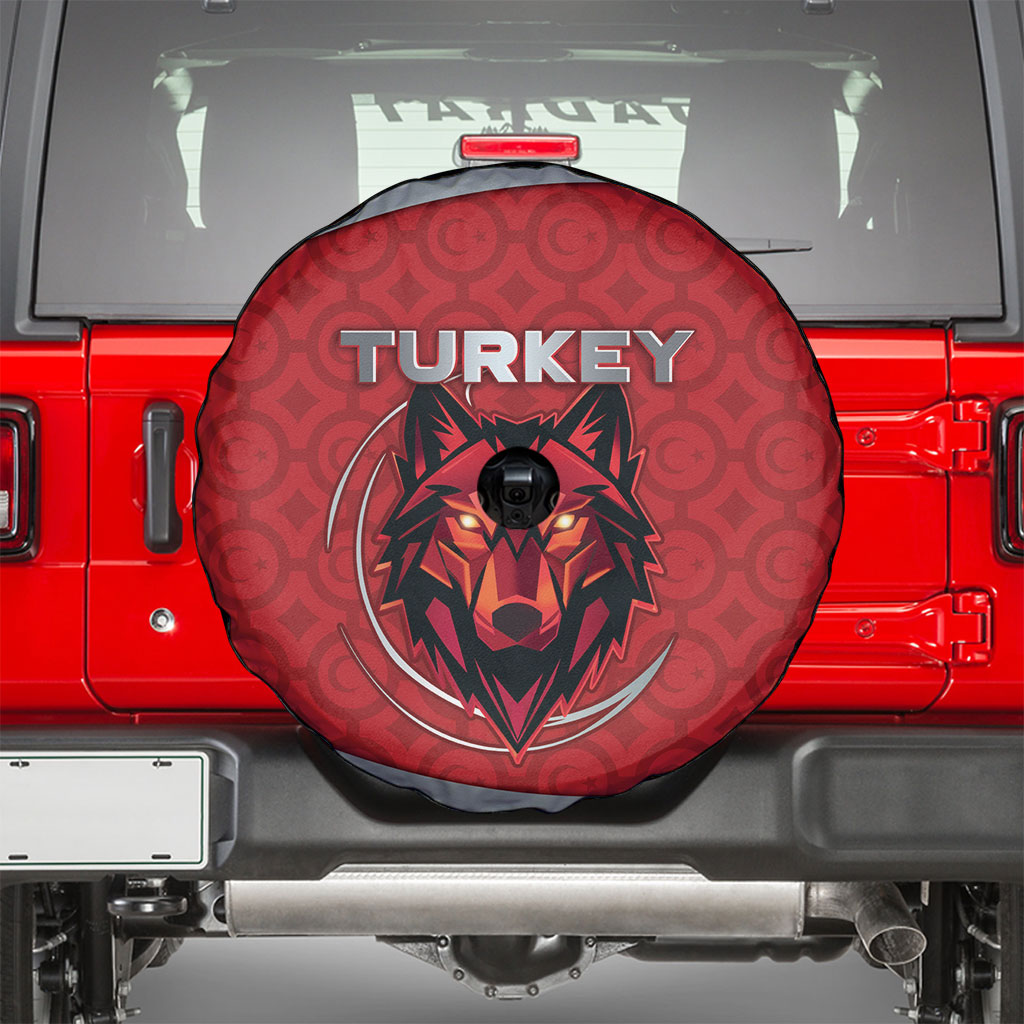 Turkey Football Spare Tire Cover Asena Wolf Crest Unique Style