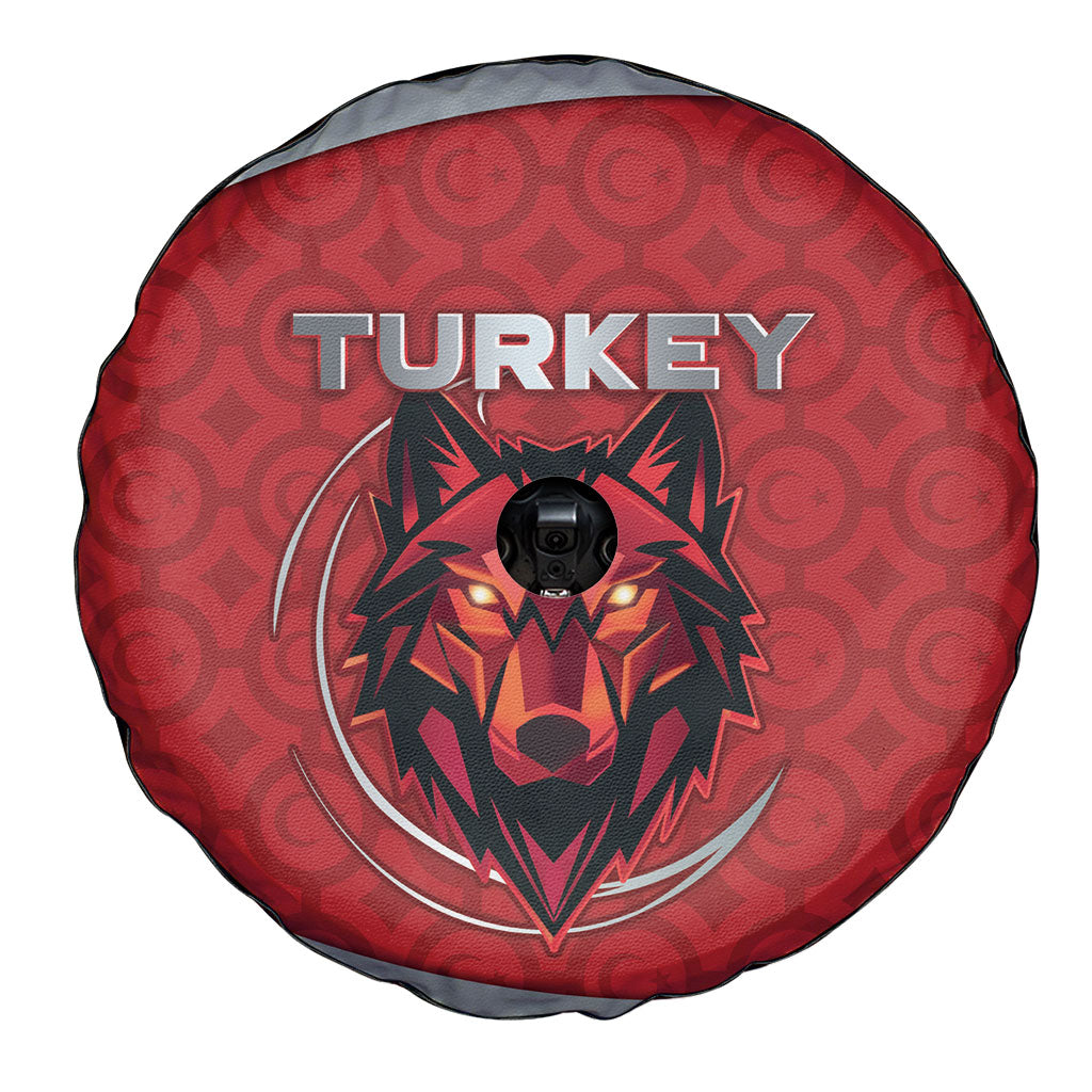 Turkey Football Spare Tire Cover Asena Wolf Crest Unique Style