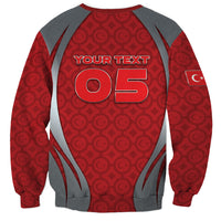 Custom Turkey Football Sweatshirt Asena Wolf Crest Unique Style
