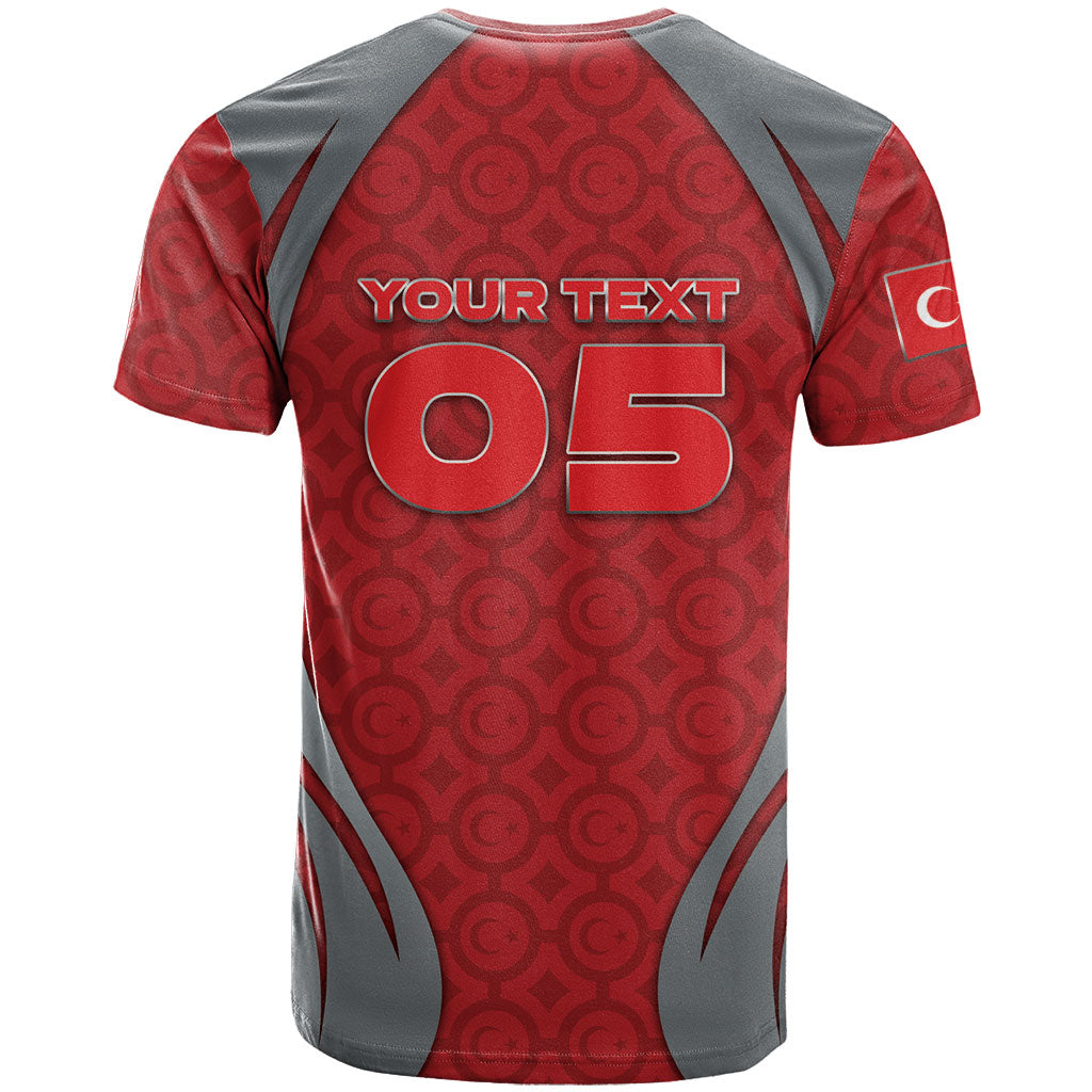 Custom Turkey Football T Shirt Asena Wolf Crest Unique Style