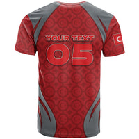 Custom Turkey Football T Shirt Asena Wolf Crest Unique Style