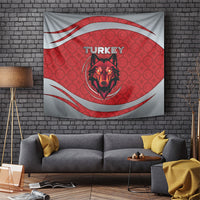 Turkey Football Tapestry Asena Wolf Crest Unique Style