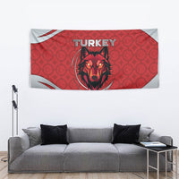 Turkey Football Tapestry Asena Wolf Crest Unique Style