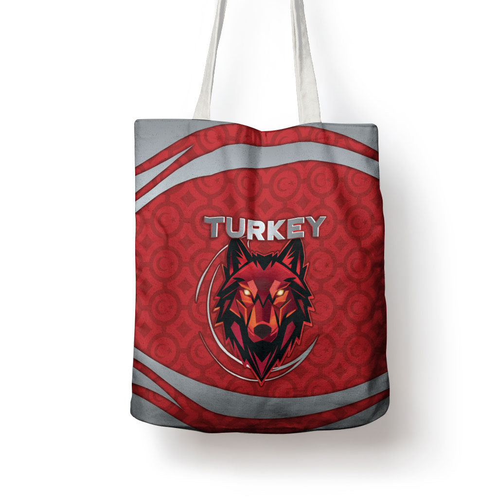Turkey Football Tote Bag Asena Wolf Crest Unique Style