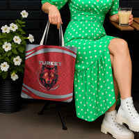 Turkey Football Tote Bag Asena Wolf Crest Unique Style