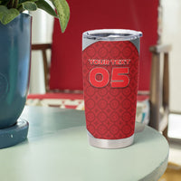 Custom Turkey Football Tumbler Cup Asena Wolf Crest Unique Style