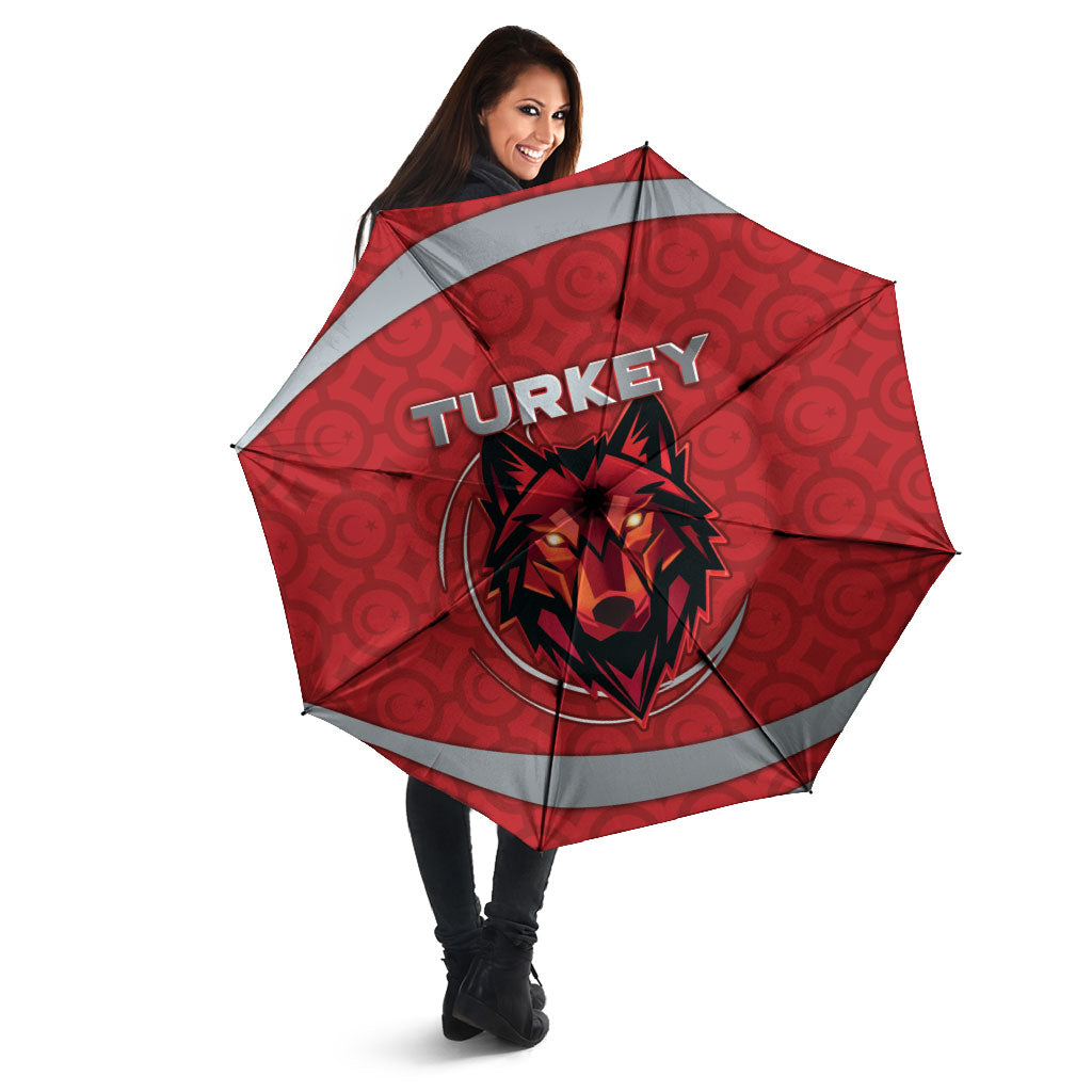 Turkey Football Umbrella Asena Wolf Crest Unique Style