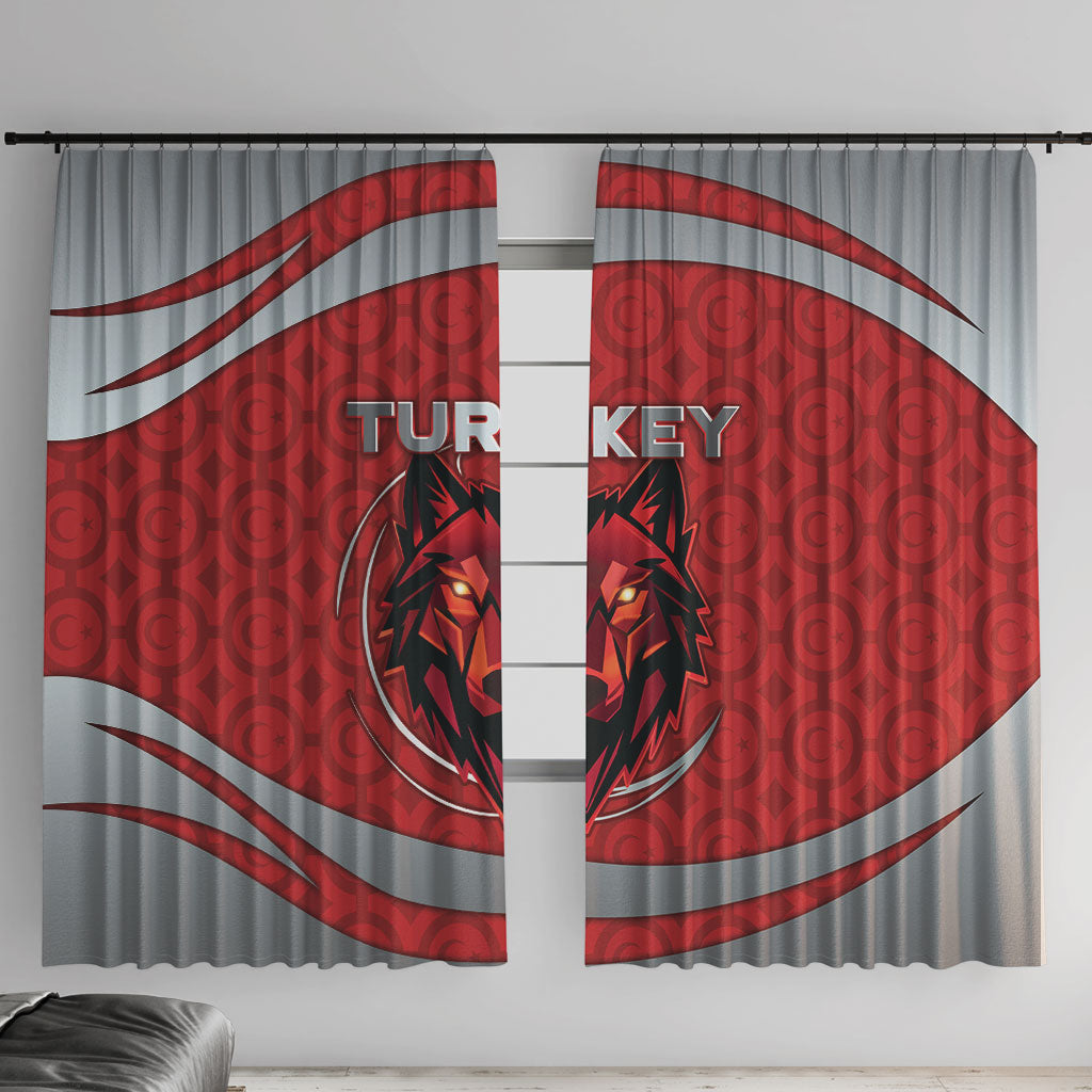 Switzerland Football Window Curtain Asena Wolf Crest Unique Style