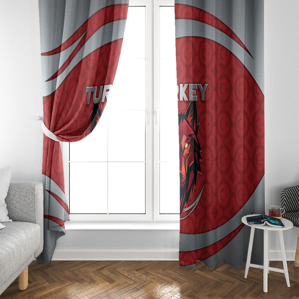 Switzerland Football Window Curtain Asena Wolf Crest Unique Style