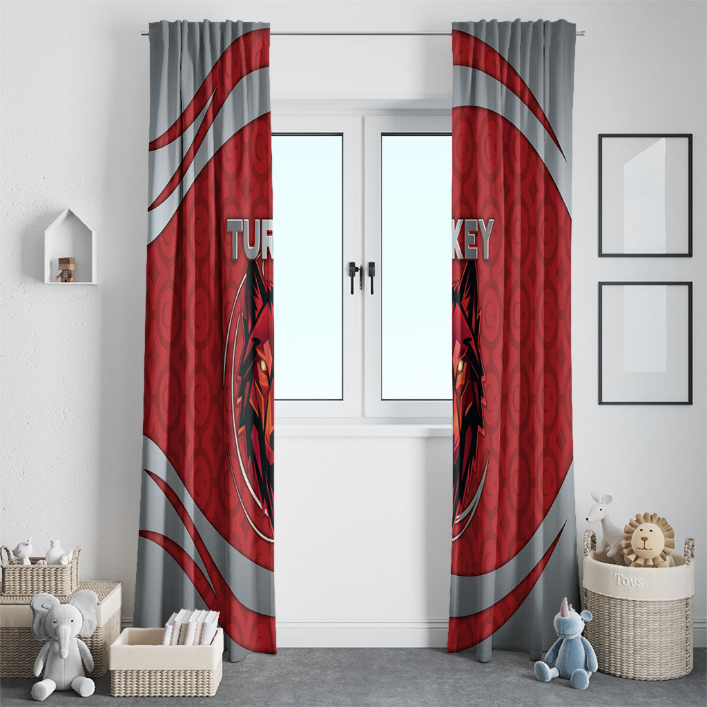 Switzerland Football Window Curtain Asena Wolf Crest Unique Style