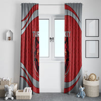 Switzerland Football Window Curtain Asena Wolf Crest Unique Style