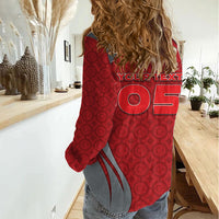 Custom Turkey Football Women Casual Shirt Asena Wolf Crest Unique Style