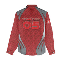 Custom Turkey Football Women Casual Shirt Asena Wolf Crest Unique Style
