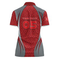 Custom Turkey Football Women Polo Shirt Asena Wolf Crest Unique Style