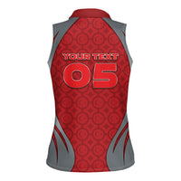 Custom Turkey Football Women Sleeveless Polo Shirt Asena Wolf Crest Unique Style