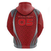 Custom Switzerland Football Zip Hoodie Asena Wolf Crest Unique Style