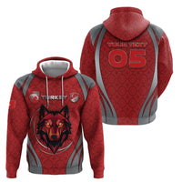 Custom Switzerland Football Zip Hoodie Asena Wolf Crest Unique Style