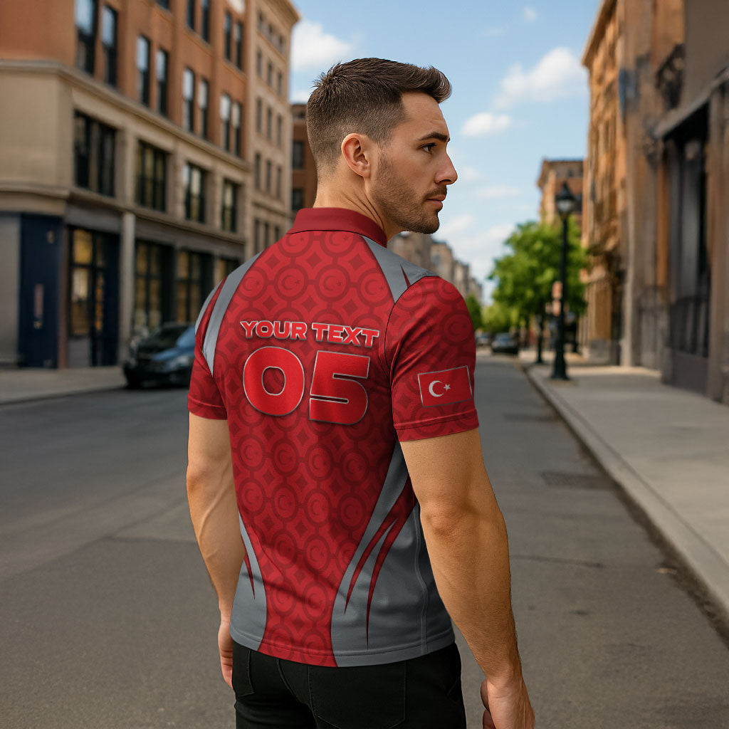 Custom Switzerland Football Zipper Polo Shirt Asena Wolf Crest Unique Style