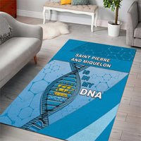 Saint Pierre And Miquelon Is In My DNA Area Rug - Wonder Print Shop