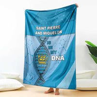 Saint Pierre And Miquelon Is In My DNA Blanket - Wonder Print Shop