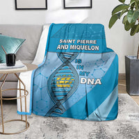 Saint Pierre And Miquelon Is In My DNA Blanket - Wonder Print Shop
