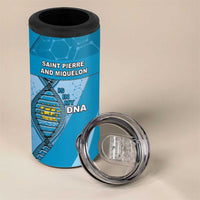 Saint Pierre And Miquelon Is In My DNA 4 in 1 Can Cooler Tumbler - Wonder Print Shop