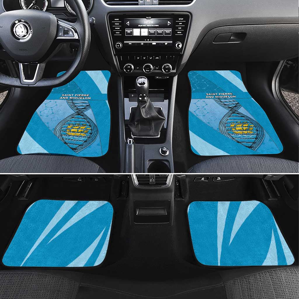 Saint Pierre And Miquelon Is In My DNA Car Mats - Wonder Print Shop