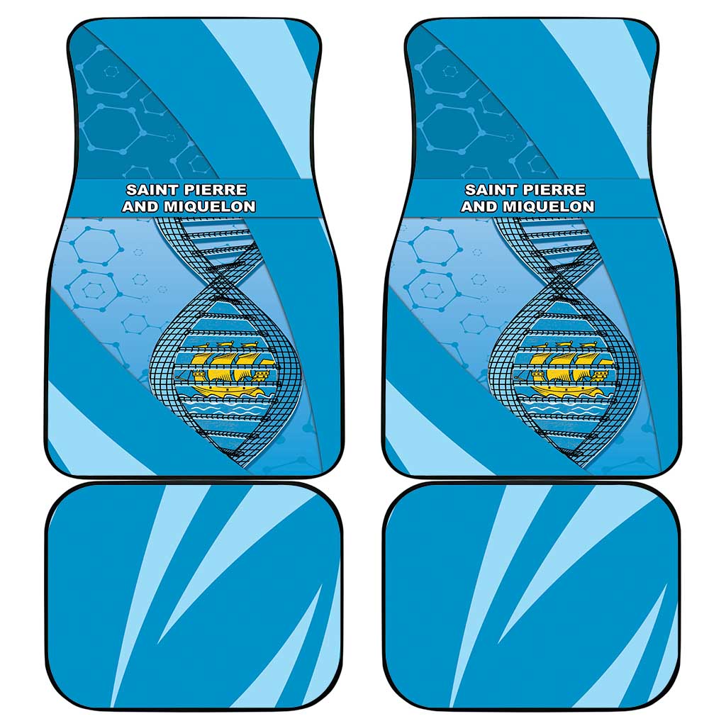 Saint Pierre And Miquelon Is In My DNA Car Mats - Wonder Print Shop