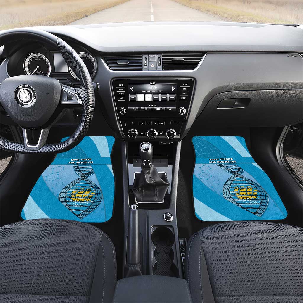 Saint Pierre And Miquelon Is In My DNA Car Mats - Wonder Print Shop